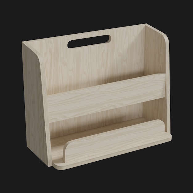 Bookshelf 038 3D Model