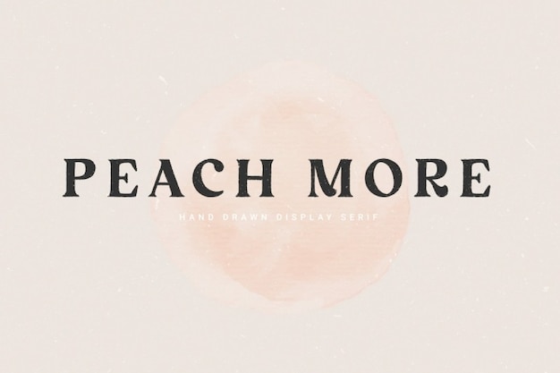 Peach More