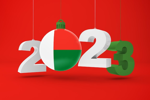 2023 Year and Madagascar Ornament