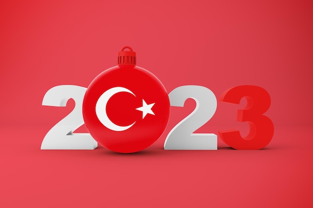 2023 Year With Turkey Ornament