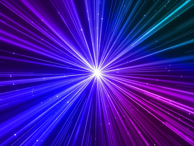 Free Photo 3d abstract background with speed warp design