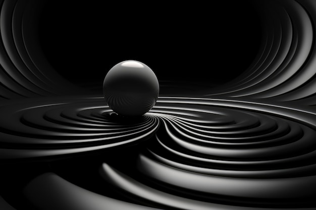 Free Photo 3d abstract creative sphere