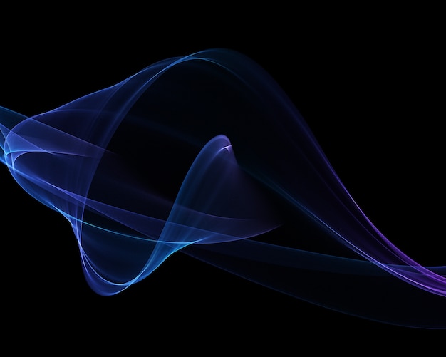 Free Photo 3d abstract flow background