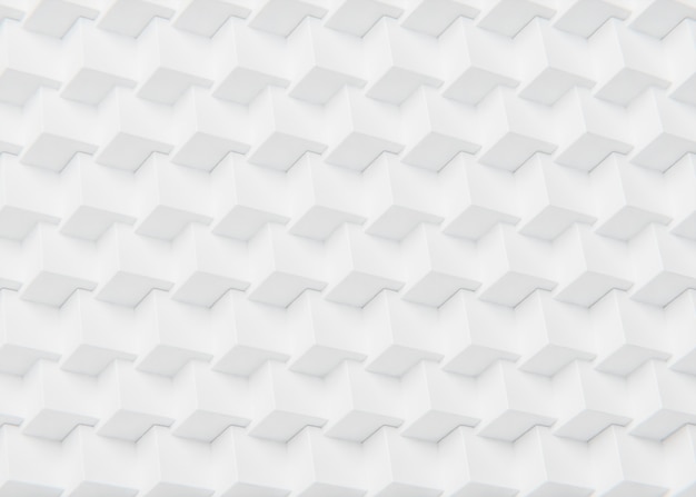 Free photo 3d background with white cubes