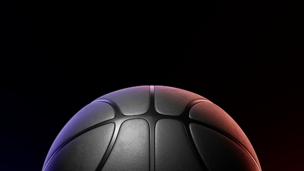 Free photo 3d basketball essentials