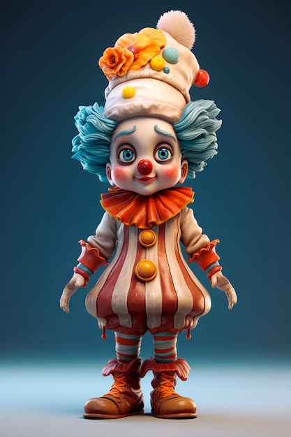 Free Photo 3d carnival character