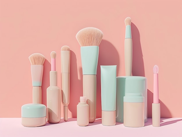 3d cartoon beauty products