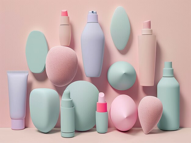 3d cartoon beauty products