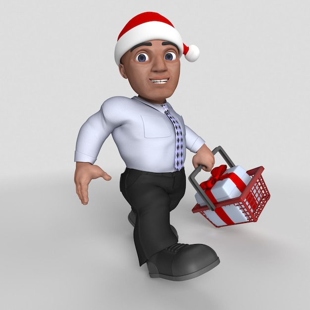 Free photo 3d cartoon business character