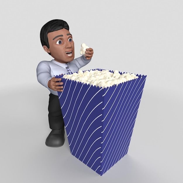 3D Cartoon Business Character