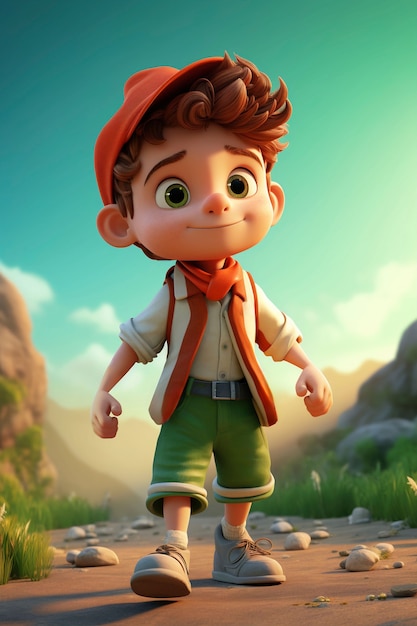 3d cartoon character