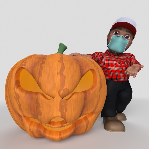 Free Photo 3d cartoon lumberjack character