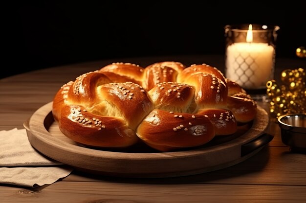 3d challah dish for hanukkah