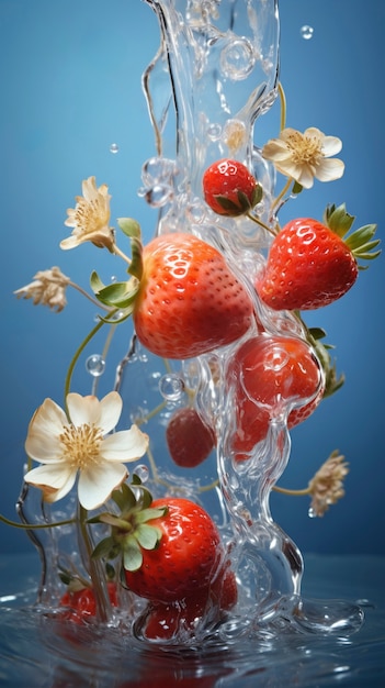 Free photo 3d delicious seasonal fruits