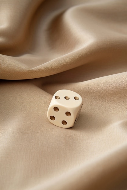 3d dice  with cloth