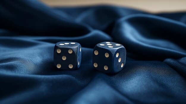 3d dice  with cloth