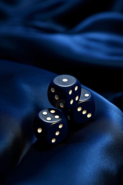 3d dice  with cloth