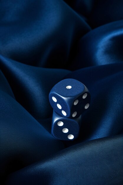 3d dice  with cloth