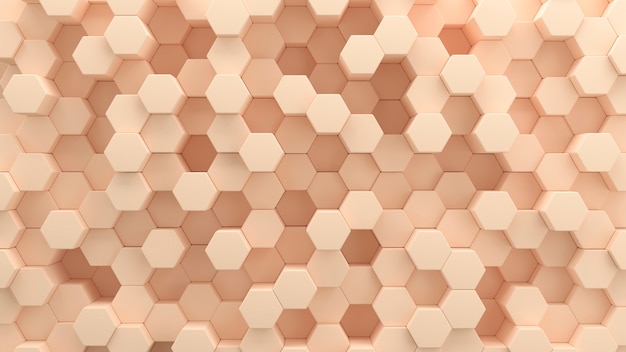 3d elegant hexagonal texture