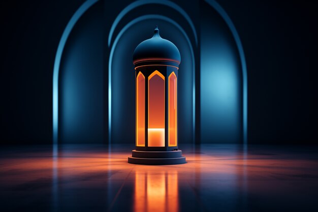 3d elements for islamic ramadan celebration