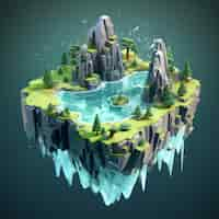 Free photo 3d fantasy scene