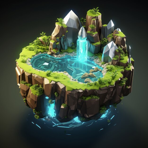 3d fantasy scene