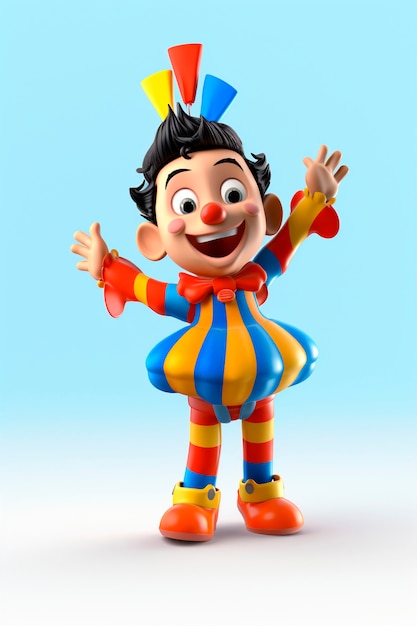 3d fun  carnival character