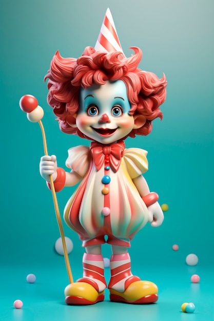 3d fun  carnival character