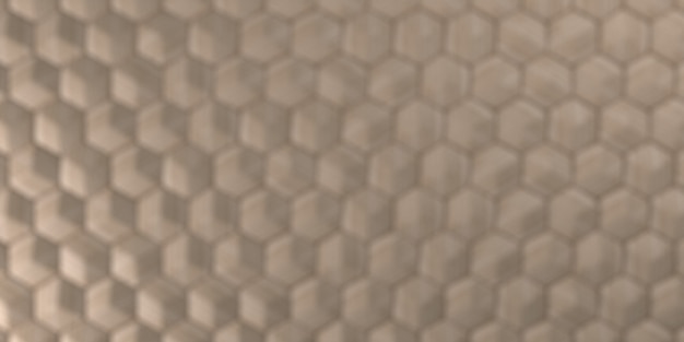 3D Geometric Abstract Hexagonal Wallpaper Background