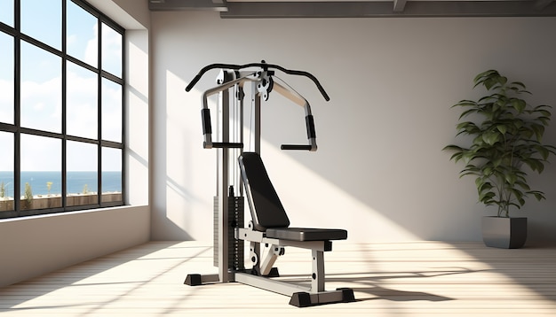 Free photo 3d gym equipment