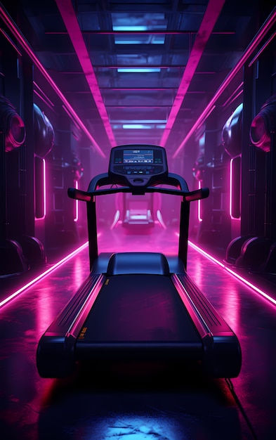 Free photo 3d gym equipment