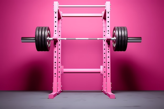 Free Photo 3d gym equipment