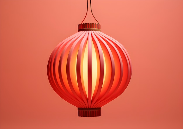 Free Photo 3d lantern for tet vietnamese new year celebration