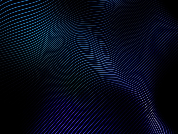 Free photo 3d modern background with flowing lines