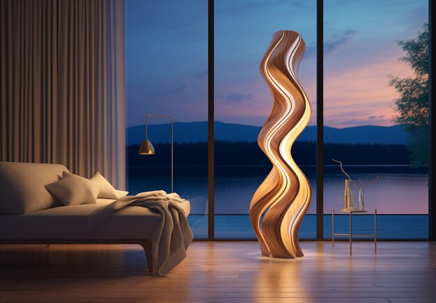 3d modern lighting lamp design