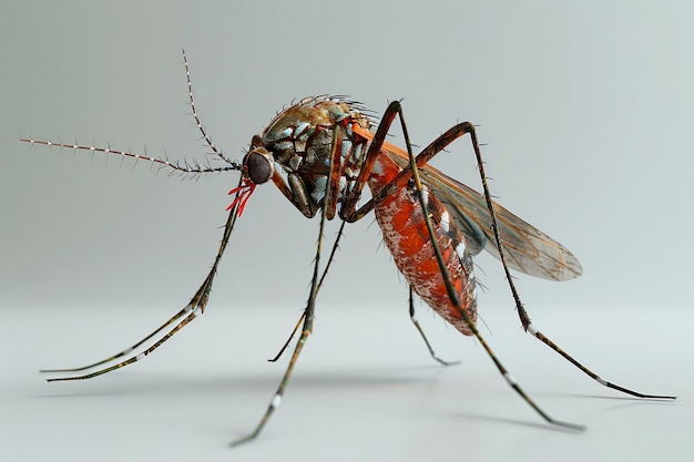 3d mosquito in studio