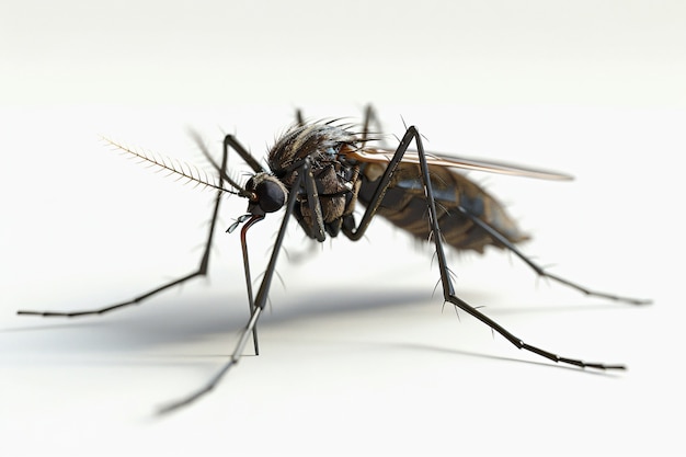 3d mosquito in studio