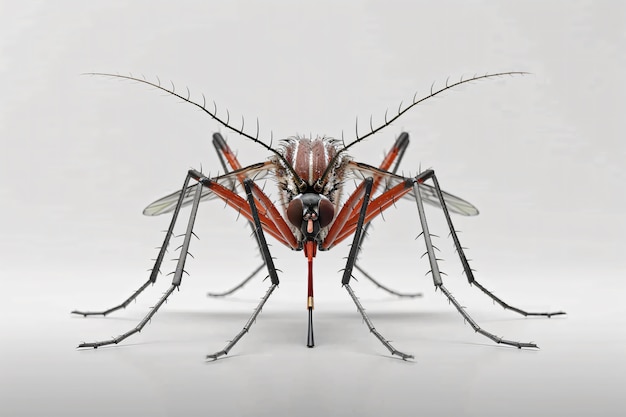 Free photo 3d mosquito in studio