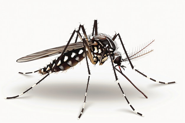 Free Photo 3d mosquito in studio