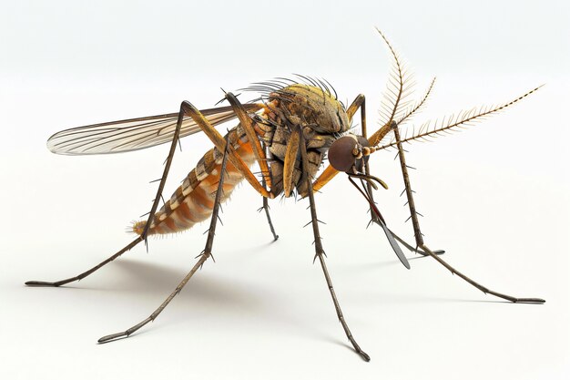 3d mosquito in studio