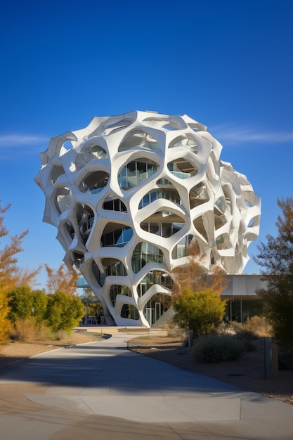 3d rendering of abstract building