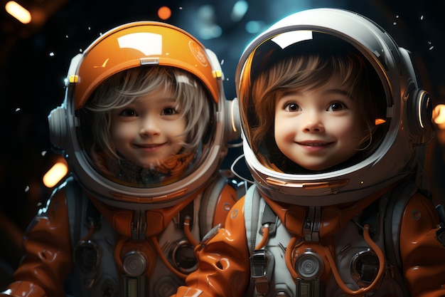 Free Photo 3d rendering of astronaut