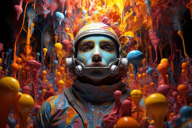 Free Photo 3d rendering of astronaut