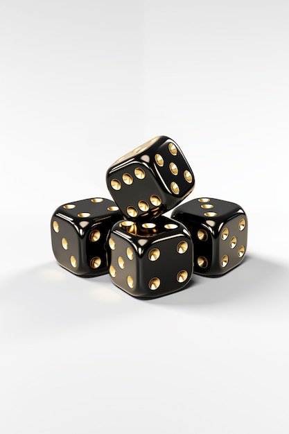 3d rendering of dices