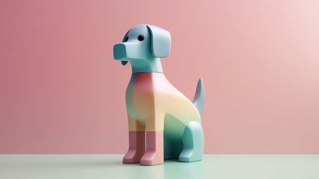 Free photo 3d rendering of dog toy