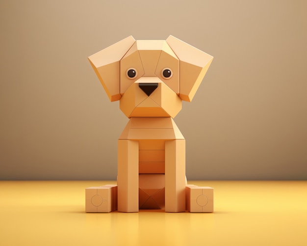 Free Photo 3d rendering of  dog toy