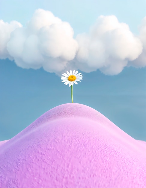 3d rendering of dreamy landscape