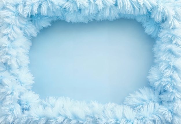 Free Photo 3d rendering of fluffy frame