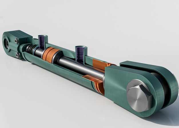 Free Photo 3d rendering of hydraulic elements