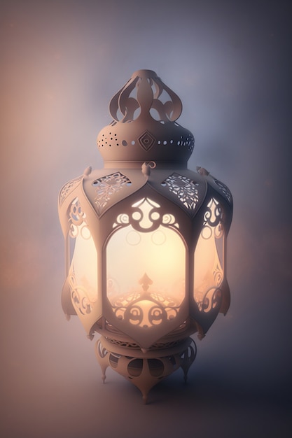 Free Photo 3d rendering of latern still life